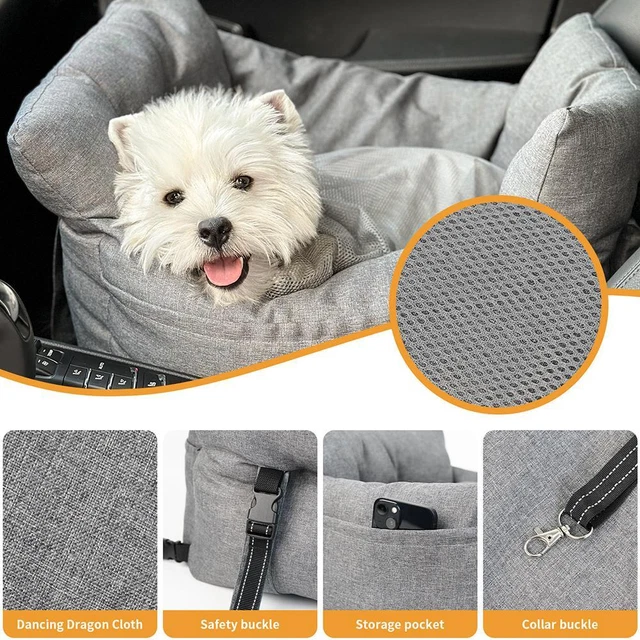 Seggiolino per animali domestici per auto, borsa a tracolla con piombo per prevenire scoppi V3G6
