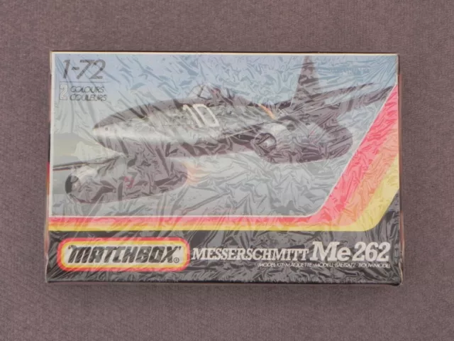 Matchbox Pk-21  * 1/72 Messerschmitt Me262 * Vintage Model Kit * New/Sealed *