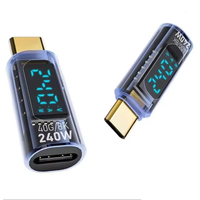 Testeur USB C 240W 30V - Voltmètre Multimètre Charge Téléphone, Compteur Puissance Et Tension Avec Écran IPS