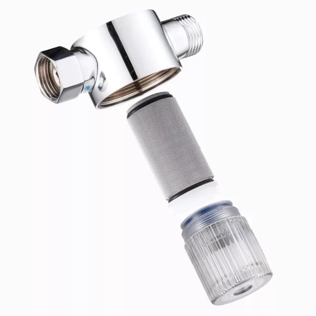 Filtro acqua rubinetto ottone con design trasparente e doppio filtro efficace