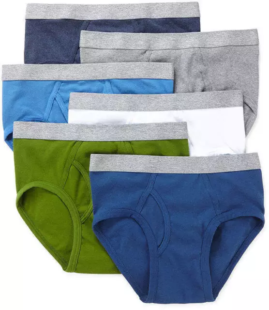 STAFFORD MENS LOW Rise briefs underwear 6 pairs Colors $16.97