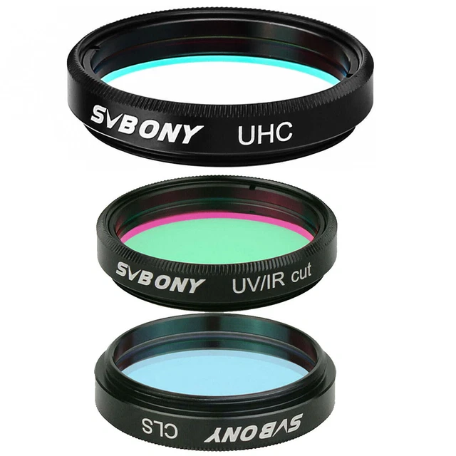 Filtro telescópico SVBONY 1,25"" CLS/UHC/UV/IR filtro corte astronomía observación