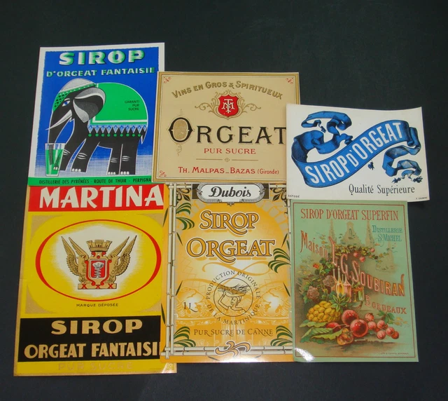 Lot De 14 étiquettes Anciennes De Curacao (liqueur Orange) - Boisson Alcoolisée - Occasion