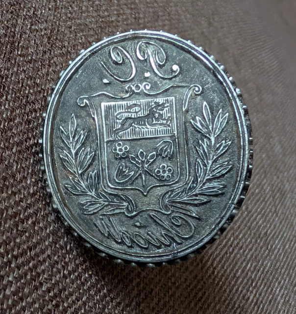 Sceau (matrice) Ancien En Argent Et Cristal De Roche - Style Louis XV - 18ème Siècle