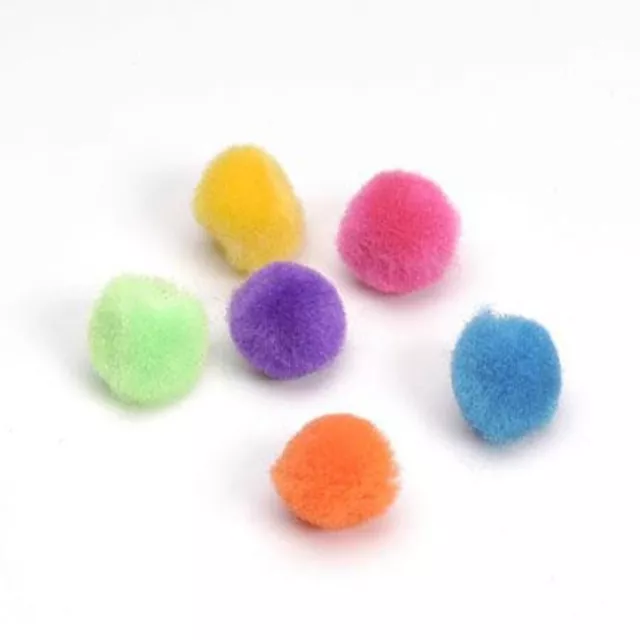 Pompons Darice  10mm x 100 Couleurs Bold / Vif