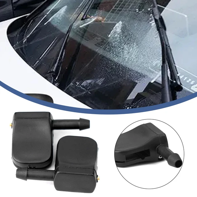 X AUTOHAUX Kit 7 Pièces Buses Lave-Glace Avant Avec Tuyau 2m - Compatible Jeep Liberty Dodge Nitro
