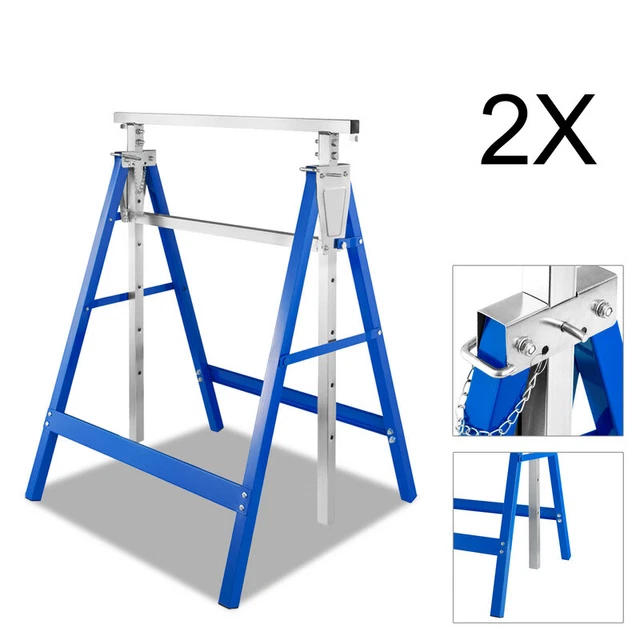 2X caballete de andamio caballete plegable caballete multiusos caballete de trabajo caballete de apoyo plegable