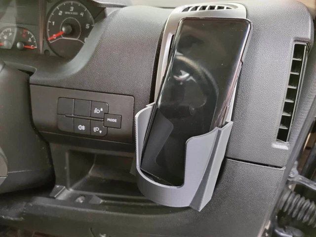 Clip-On Cup Holder For Peugeot Boxer, Citroen Relay, Fiat Ducato Vans - Wales Flag Design