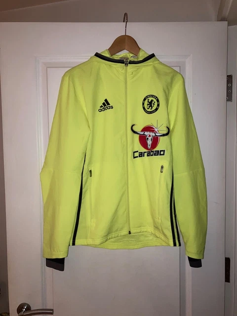 Chelsea Football Club 2016-17 Yellow Presentation Jacket Shirt Adult XS Adidas