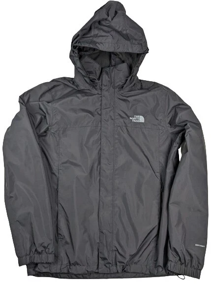 The North Face Mens Black Dryvent Waterproof Lightweight Jacket Size Large L