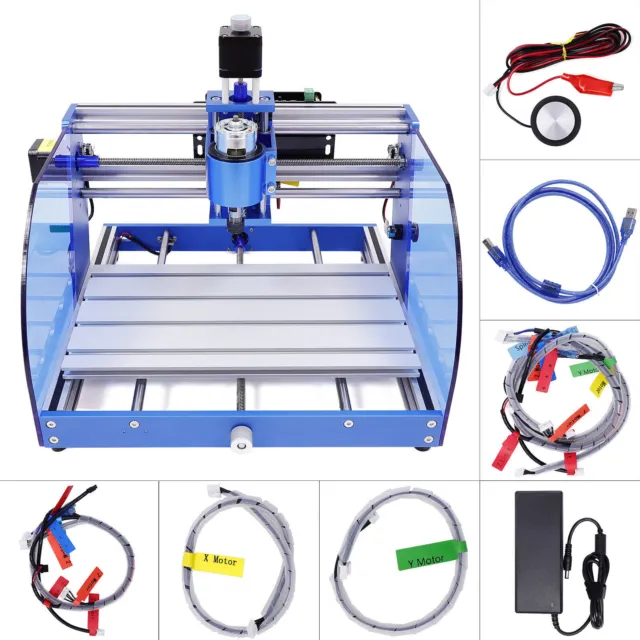 3 Axis 3018 Pro CNC laser engraving Milling machine + E-Stop + Limit Switch