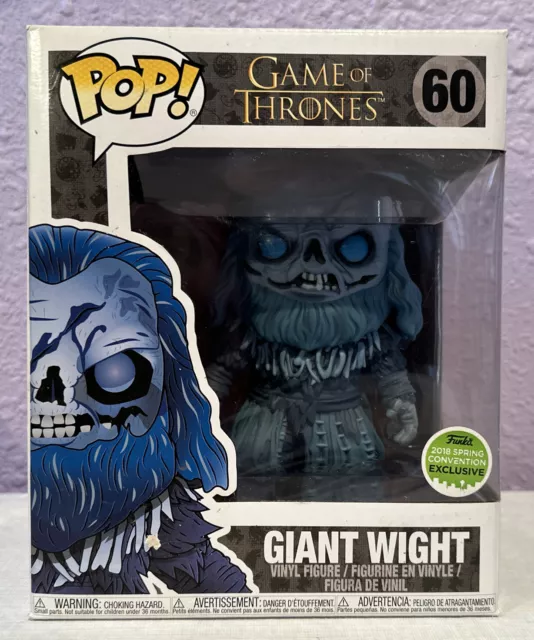 Funko Pop! - Game Of Thrones - Giant Wight #60 - 2018 Convention Exclusive 6”