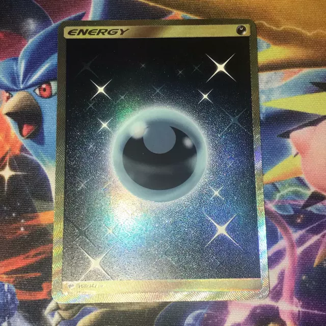 Dark Energy ~ 168/147 ~ Secret Gold Rare ~ BURNING SHADOWS ~ NM+ ~  Pokemon Card
