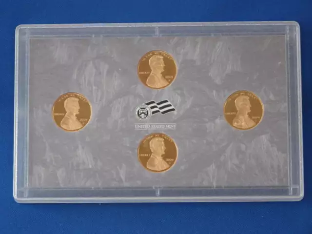 2009-S Lincoln Cent 100 Year Commemorative Four Coin DCAM Proof Set   E6162