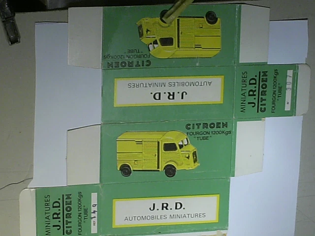 Camion De Pompier Jouet Citroën Tube HY - Copie Passager - 1/10ème - JRD / Vébé, Neuf