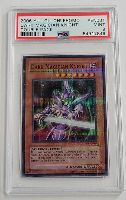 Dark Magician Knight - ROD-EN001 - PSA 9 MINT - Parallel Rare 8378