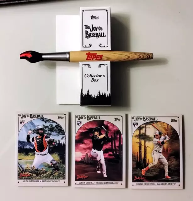 COMPLETE SET (1100) 2023 Topps X Bob Ross The Joy Of Baseball w