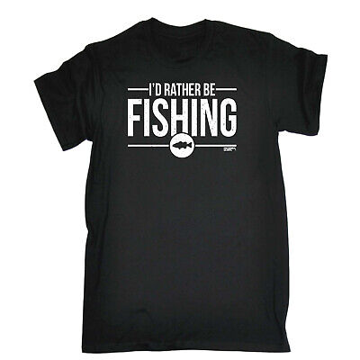 Fishing Kids Childrens T-Shirt Funny tee TShirt - Id Rather Be Fishing