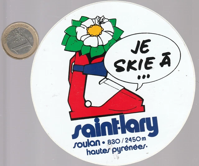 Autocollant Régionaliste Alpe D'Huez - Neuf - Original