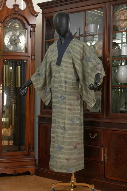 Dear Vanilla Japanese Juban Undergown Men's Kimono Authentic Vintage Japan Made