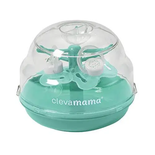 Clevamama Stérilisateur Micro-Ondes pour Sucette et Tétine Bébé (sans BPA)