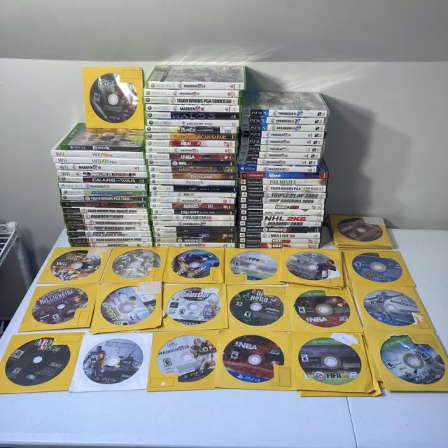 Lot of 14 Sony PlayStation 4 PS4, PS3 and Nintendo WI Games d30