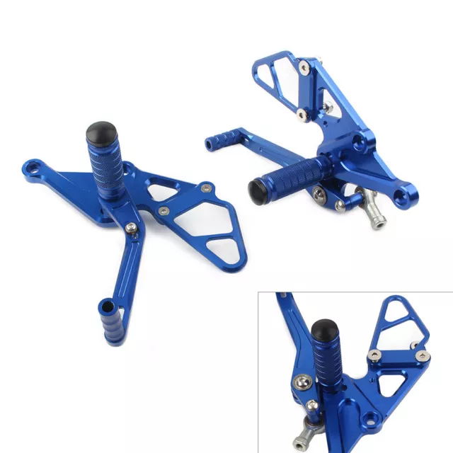 verstellbare Fußrasten Pegs Pedal Rearset Rear Kit für YAMAHA FZ-07 MT07 2013-17