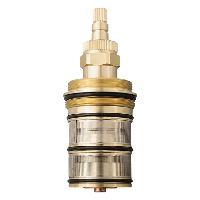 Sicurezza Antiscotta Kit Riparazione Valvola Termostatica Doccia - In Ottone, Per Controllo Temperatura Acqua, 20-48°C Sostituzione Rubinetto - copertina