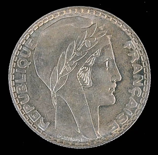 Silbermünzen, Europa,  Frankreich ,Republik Marianne, 20 Franc, 1938