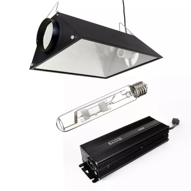 Hydroponics Coolshade 6" Inch Dimmable Digital MH Grow Light Kit