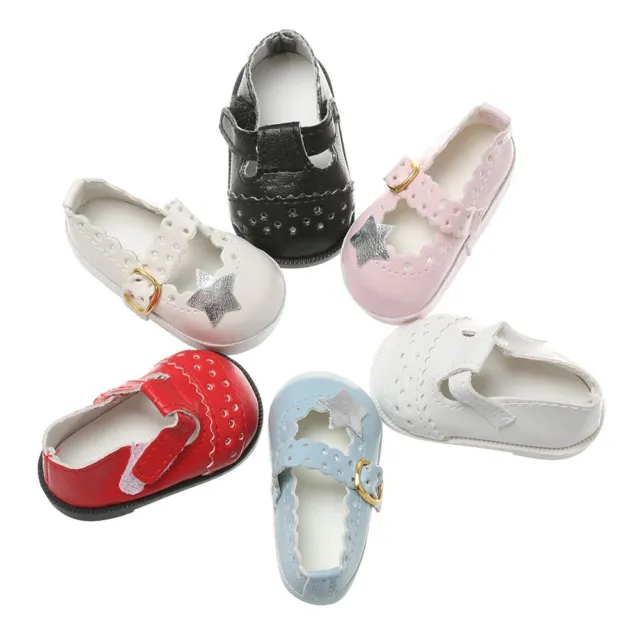 Accessories Toys PU Leather Shoes 16 Inch Doll Doll Shoes Pentagram Toy Shoes