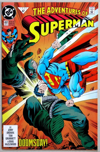 Adventures of Superman #497 - DC Comics - Jerry Ordway - Tom Grummett - DOOMSDAY