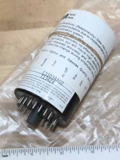 New / NOS RCA C31034A02 Photomultiplier Tube C31034