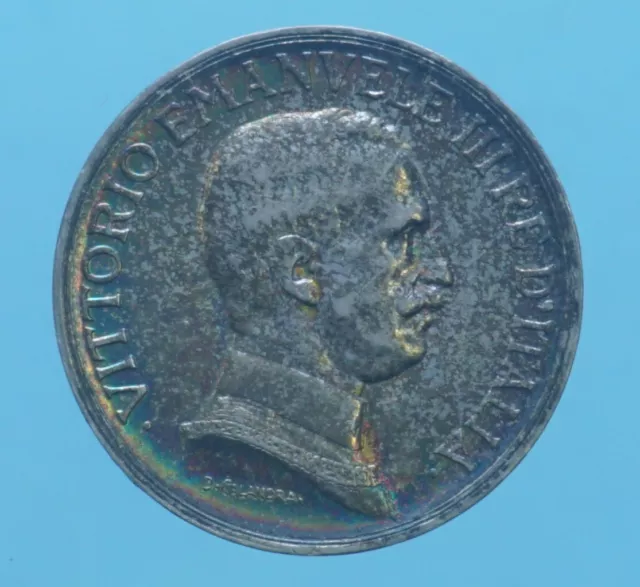 Vittorio Emanuele Iii Lira 1916 Quadriga Briosa Coin Argento Silver Numismatica