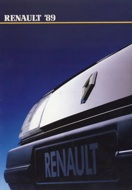 Renault Prospekt 1989 D brochure 5 19 21 Nevada 25 Espace Alpine prospectus Auto