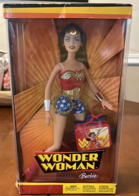 Wonder Woman Barbie By Mattel & Dc Comics 2003 - New In Box