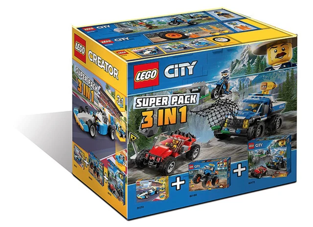 Monster Truck Lego City Superpack In LEGO City 66636 Super Pack In