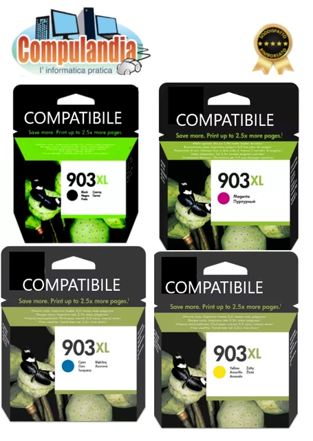 HP 903XL BK / C / M / Y - Cartucce Compatibili