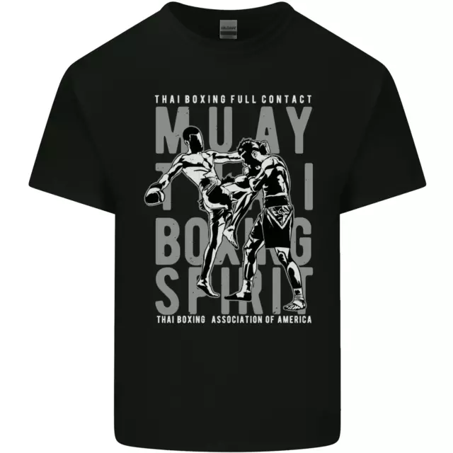 Muay Thai Boxe Spirit Mma Kick Boxe Uomo Cotone T-Shirt
