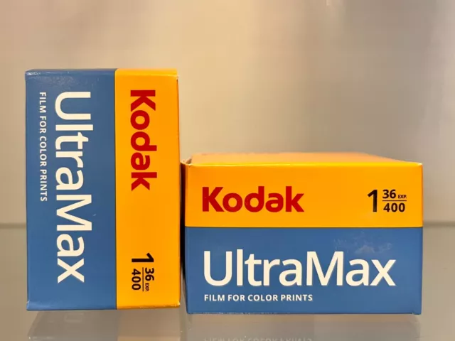 2 Rolls - Kodak Ultramax 400 ISO 135-36 35mm 36exp Colour Film