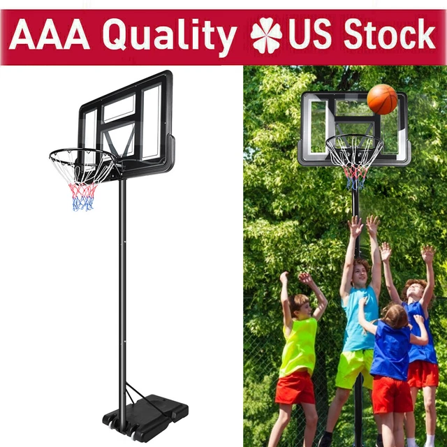610FT PORTABLE BASKETBALL Hoop System Goal Stand Backboard Height