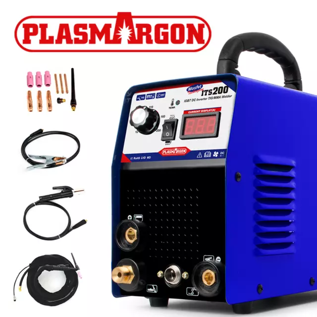 2 in 1 TIG Welder ITS200 110/220V 200A TIG/MMA Stick Welding Machine Metal IGBT