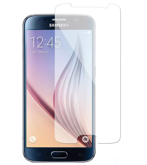 For SAMSUNG GALAXY S6 G920 FULL COVER TEMPERED GLASS SCREEN PROTECTOR GENUINE