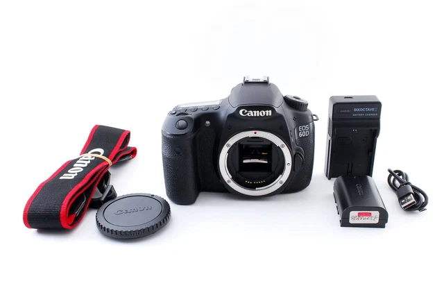 [Near MINT 20,250 Shot] Canon EOS 60D 18.0MP Digital SLR Camera Body From JAPAN