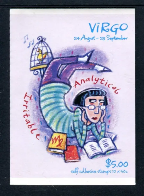2007 Signs of The Zodiac Stamp Booklet SB235 General Barcode (Virgo)