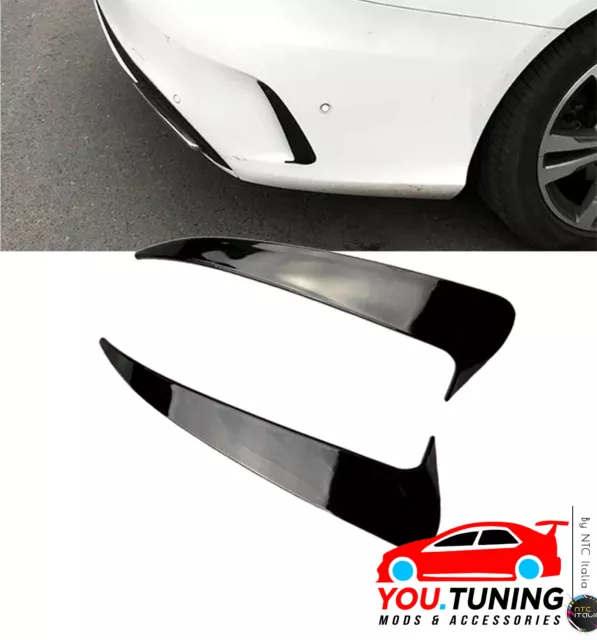 💎Spoiler Baffo Laterale Paraurti Mercedes Classe C W205 AMG 4 Porte Berlina