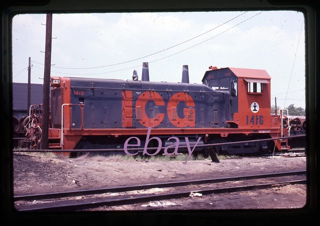 Orig Slide Illinois Central Gulf ICG #1416 SW14 1979
