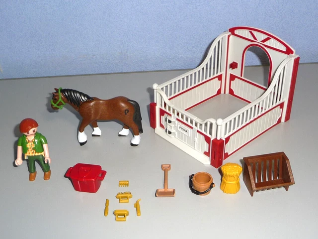 Manuale Playmobil set 6928 Riding Stables Furgone trasporto cavalli Manuale Playmobil set 6928 Riding Stables Furgone trasporto cavalli