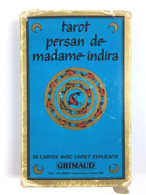 TAROT PERSAN DE Madame Indira Jeu 55 Cartes Grimaud Persian By TAROT PERSAN DE Madame Indira Jeu 55 Cartes Grimaud Persian By