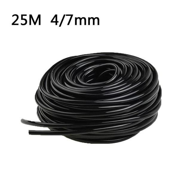 25 Metri Irrigazione Tubo Acqua Micro Scolapiatti 4/7mm PVC Prato Giardino Erbe